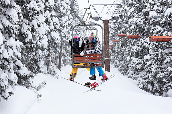 赤倉温泉スキー場の風景