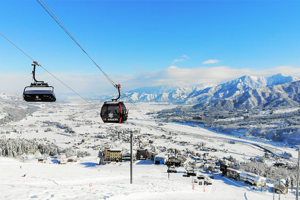 石打丸山スキー場の風景