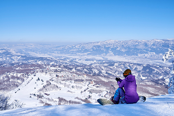 斑尾高原スキー場の風景