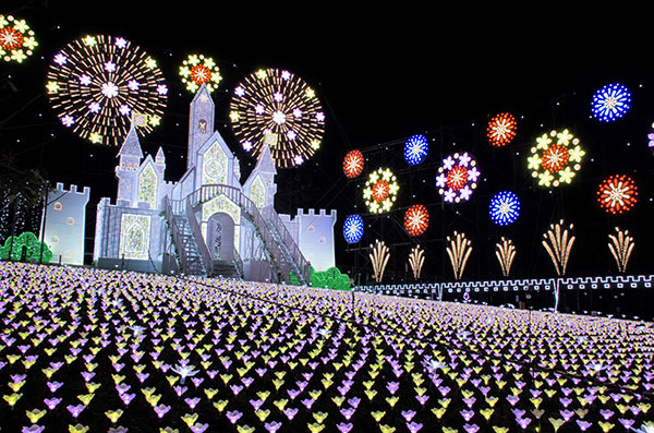 「あしかがフラワーパーク 光の花の庭」のイメージ