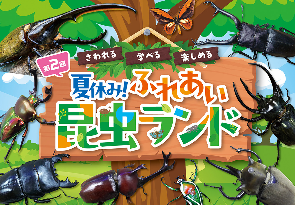 第2回 夏休み！ふれあい昆虫ランド 名古屋開催