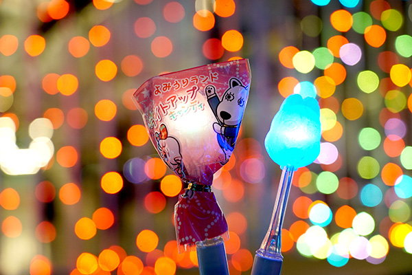 よみうりランド ライトアップキャンディ