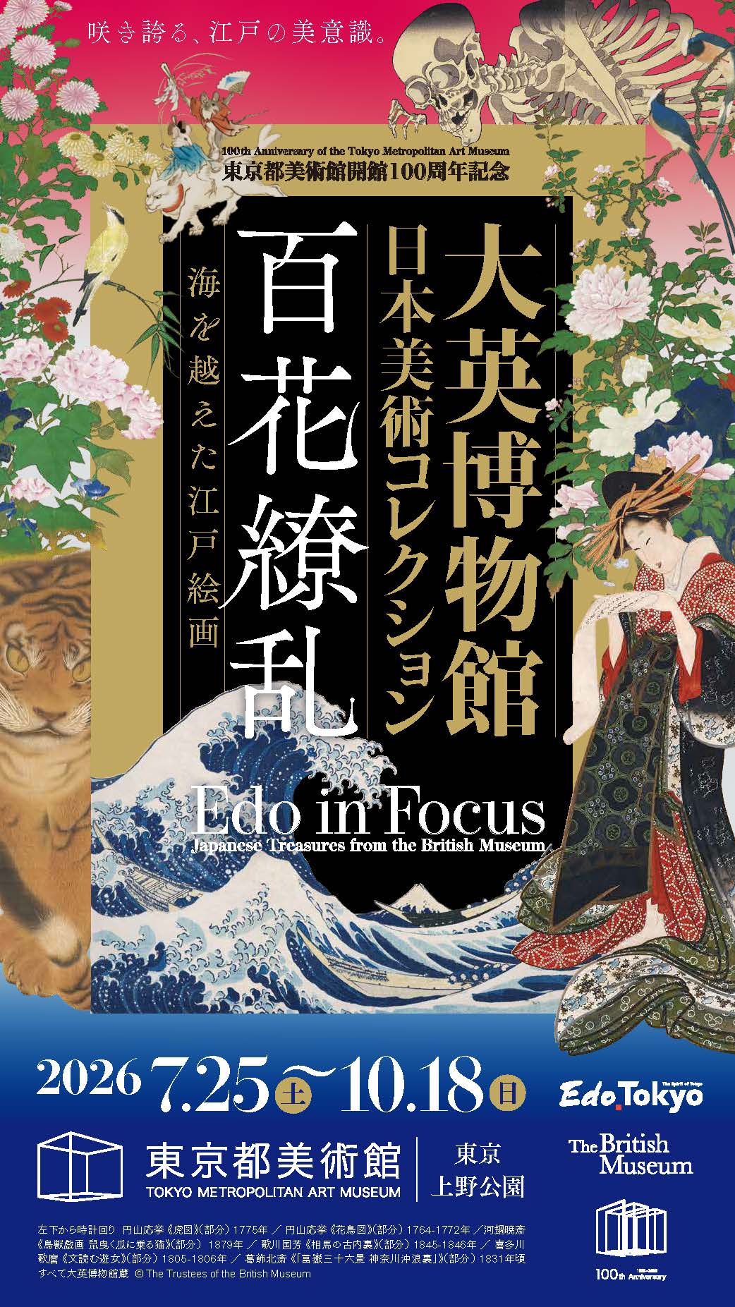 大英博物館日本美術コレクション 百花繚乱～海を越えた江戸絵画 東京