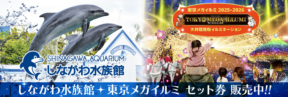 しながわ水族館×東京メガイルミ セット券